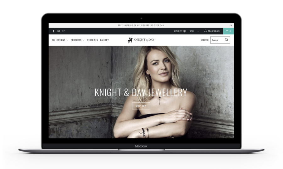 Knight and Day homepage example
